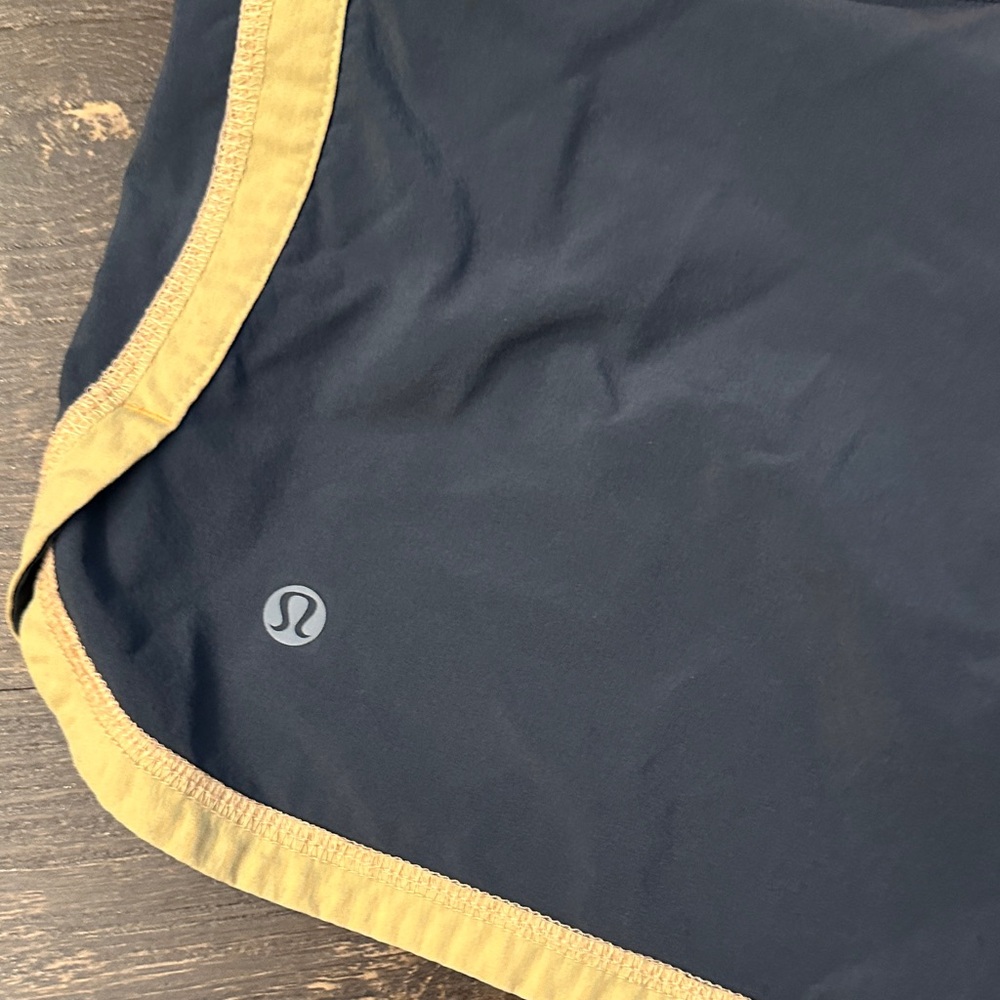 Lululemon Athletica Black and Pink Athletic Shorts